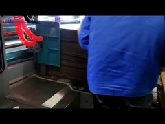 دستگاه برش قالب شکافی چاپ جعبه کارتن با پشته زن ارتعاشی خودکار