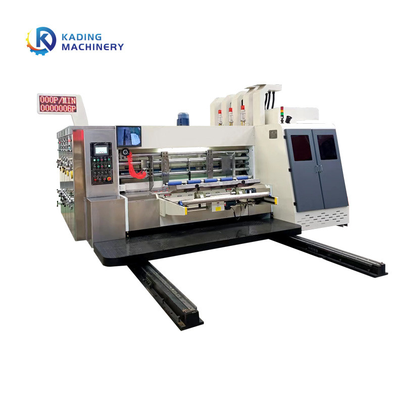2.6m انتقال خلاء لوله دار ماشین چاپ Flexo کارتونی Slotter Die Cutter