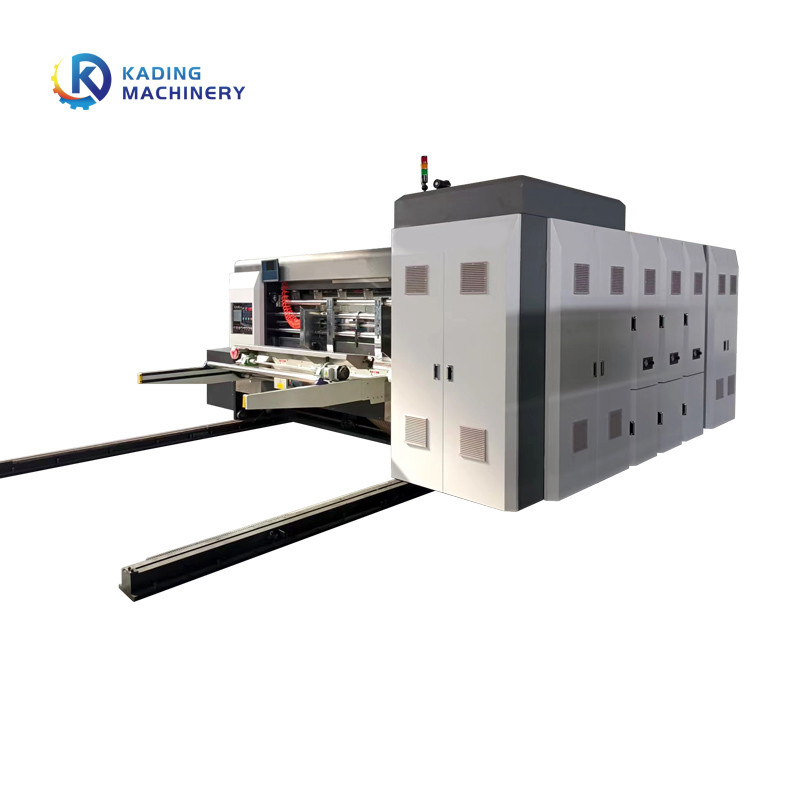 2.6m انتقال خلاء لوله دار ماشین چاپ Flexo کارتونی Slotter Die Cutter