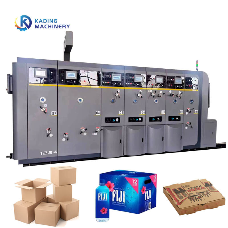 دستگاه برش سنگي با رنگ واحد باکس چاپي باکس کارتون با سرعت کار 180pcs / min